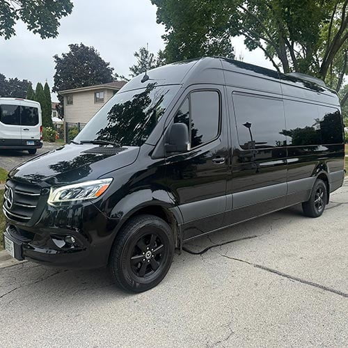 14 Pass Charter Van rental in Chicago